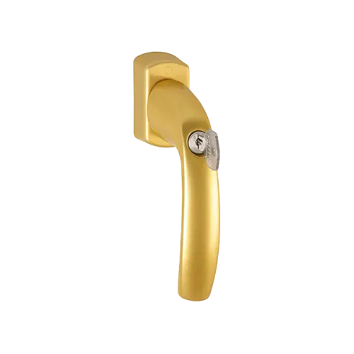 [073282] Hoppe 10764207 Martellina DK con chiusura Newyor 0810S/US10 100NM F3 alluminio aspetto oro 