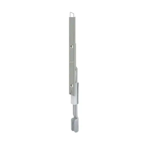 [073973] AGB A5019302DX Terminale Superiore Artech per Ante a Bandiera Mano Destra Lunghezza 125mm Puntale Uscita 11 o 15mm Acciaio Finitura Silver