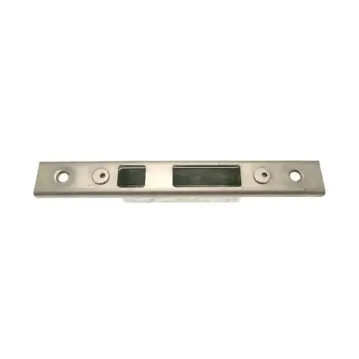 [076451] Iseo 033171 Contropiastra Chiusa Regolabile Frontale a U per Deviatori a Gancio Multiblindo 24x6x180mm Acciaio