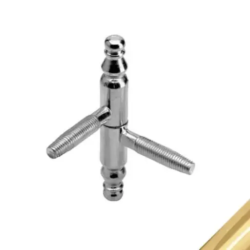 [007450] AGB E001320903 Cerniera Anuba Modello Barocco con Segno Rifinitura Ottone Diametro 9mm