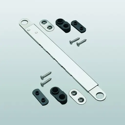 [078723] Savio 1307 Braccio a Scatti Regolabile Marco per Sporgere Finitura Inox 430