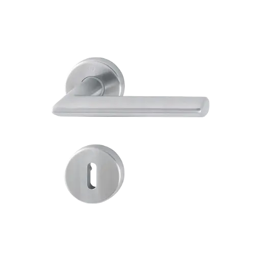 [079741] Hoppe 3058304 Grt. con rosetta Stockh E1140Z/42K/42KS F69 acciaio inox satinato 