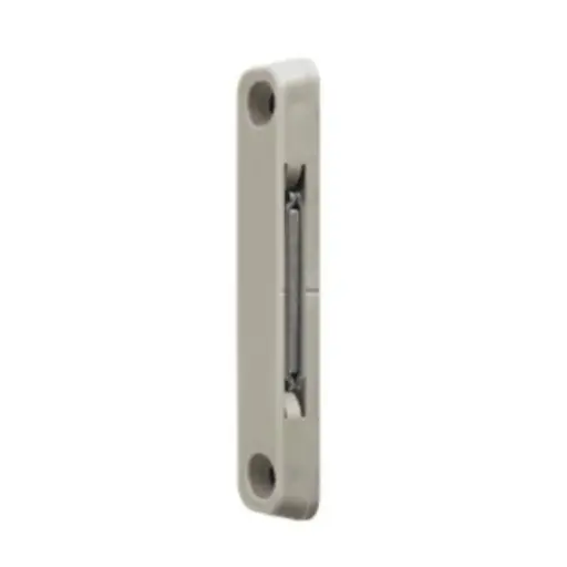 [079836] AGB A514000505 Incontro Magnetico Artech per Chiusura Temporanea Parte Telaio Dimensione 85x15x8,5mm Aria 12mm Interasse 9mm Battuta 18mm