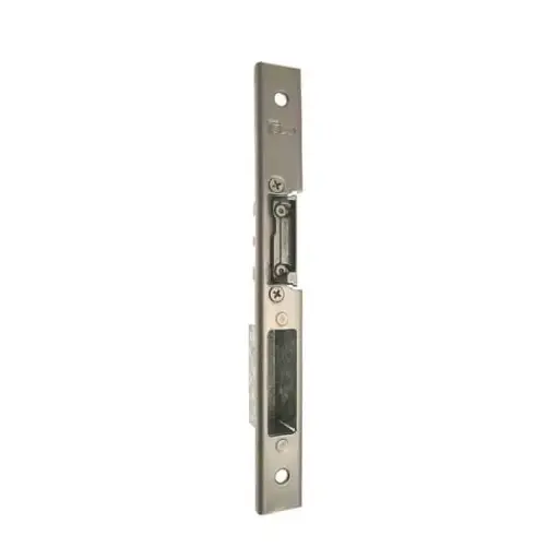 [079988] Iseo 033232 Contropiastra Chiusa Regolabile per Serratura Multiblindo 24x6x220mm Sinistra Acciaio Inox