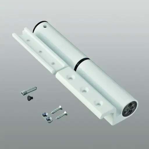 [080170] Savio 1190R/28 Reklò Cerniera Chiudiporta a 2 Ali Soluzione 2in1 Preassemblata Destra Finitura Verniciato Nero 10 Gloss