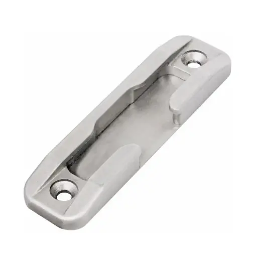 [080284] AGB A51400CR70 Incontro Ribalta Artech per Serramento in Legno Aria 12mm Interasse 13mm Dimensione 85x22x8,5mm Zama Finitura Argento