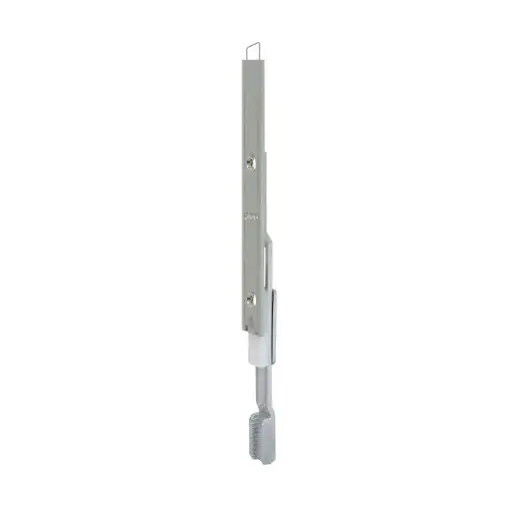 [080291] AGB A5019302SX Terminale Superiore Artech per Ante a Bandiera Mano Sinistra Lunghezza 125mm Puntale Uscita 11 o 15mm Acciaio Finitura Silver