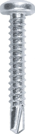 [081628] Friulsider 39612B39016N7 Ap-Steel TC Vite Autoperforante Confezione 500pz Torx TX T15 Acciaio Cementato Zincata
