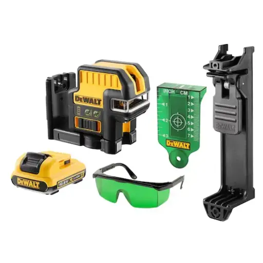 [081709] DeWalt DCE0825D1G-QW Tracciatore Livella Laser Classe-2 Fino a 5 Punti Croce Raggio Verde Proiezione 45 Metri