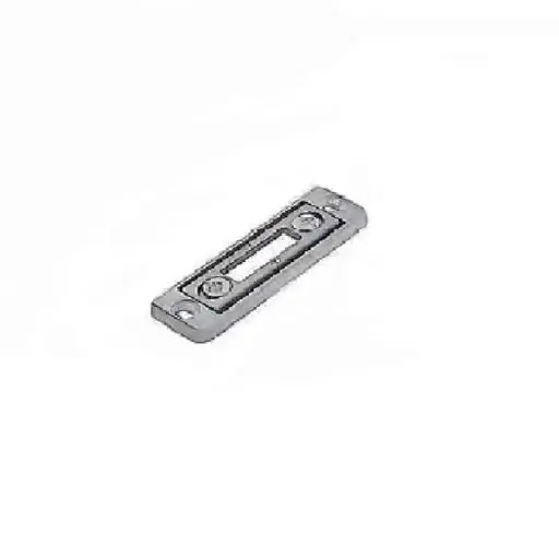 [082401] AGB A48010CR54 Incontro Registrabile con Piastrino in Acciaio 23x82x8mm Aria 12mm Asse 13mm
