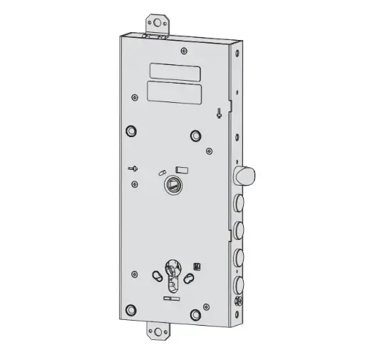 [084234] Cisa E6516280 Serratura Motorizzata My Evo 4 Catenacci E64 per Porta Blindata