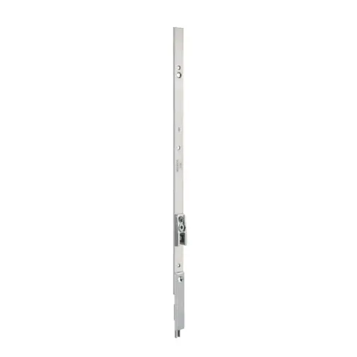 [084561] AGB A515011122 Prolunga Euronut Artech per Serramento in Legno Pvc o Alluminio Lunghezza 400mm 1 Incontro Taglio Pari Acciaio Finitura Silver