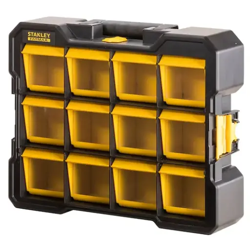 [084587] Stanley FMST81077-1 Organizer Portaminuterie Flip Portatile per Cestini Vaschette Ribaltabili FatMax