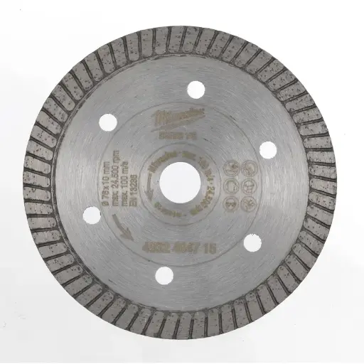[085896] Milwaukee 4932464715 Disco Diamantato DHTS - Gres Porcellanato e Marmo per M12 FCOT da 76mm
