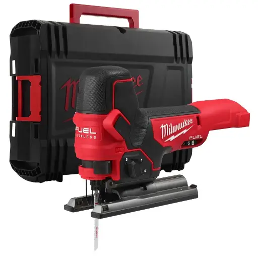[086317] Milwaukee 4933464799 Seghetto Alternativo con Impugnatura a Pomello M18 FBJS-0X FUEL Solo Corpo con Valigia