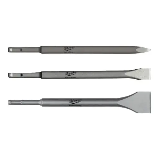 [086408] Milwaukee 4932430001 Set di Scalpelli SDS-Plus da 250mm 3 Pezzi