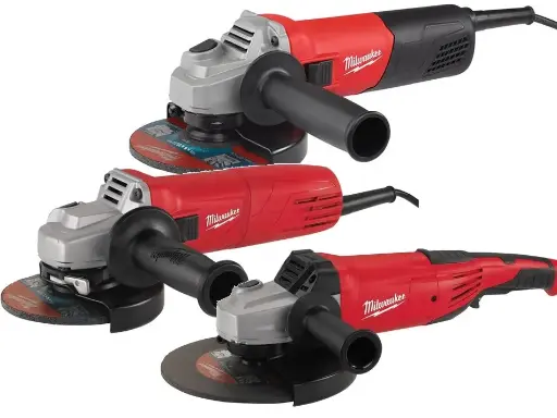 [086722] Milwaukee 4933459750 Kit 3 Smerigliatrici a Filo da 800W + 1000W + 2200W