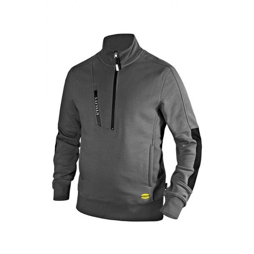 [087064] GIACCA SWEATSHIRT HZ LITEWORK  GRIGIO ACCIAIO TG.L