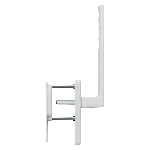 [089488] Hoppe 11600524 Maniglione HS Toulon HS-0737/419N-AS/420 F9016 bianco traffico 