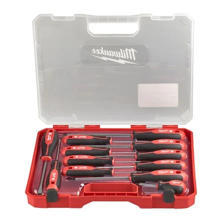 [089650] Milwaukee 4932472003 Set Giraviti Cacciaviti Tri-lobe S/Driver da 12 Pezzi