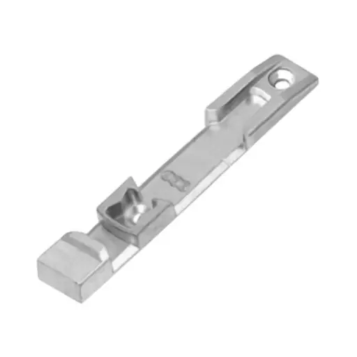 [089872] AGB A51400CR01 Incontro Ribalta Artech per Serramento in Legno Aria 12mm Interasse 13mm Dimensione 110x22x8mm Zama Finitura Argento