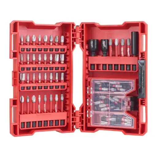 [090473] Milwaukee 4932471588 Set BIT Shockwave per Avvitatori Chiavi e Punte Resistente Agli Urti 75 Pezzi