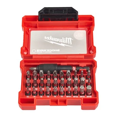 [090477] Milwaukee 4932464240 Set BIT Shockwave per Avvitatori ShW CD 32 Pezzi