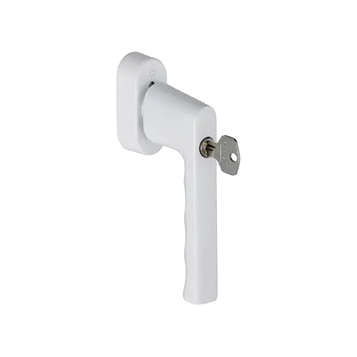 [091090] Hoppe 11810968 Martellina DK con chiusura Hambur 0700S/UD9020 Forte® F9016M bianco traffico opaco 