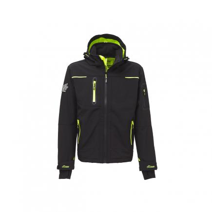 [091707] GIACCA SOFTSHELL SPACE NERA    CARBON TG.2XL