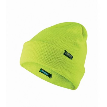 [091758] BERRETTO INVERNALE GIALLO FLUO  TAGLIA UNICA