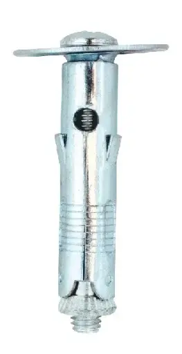 [092044] Friulsider 75400B09040F2 TAM Tassello Metallico Blister 4pz a Vite con Ronella Ø9X40-M5 Zincata