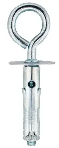 [092047] Friulsider 75700B09040F2 EBL-TAM Tassello Metallico Blister 4pz con Occhiolo Chiuso Ø9X40-M5 Zincata