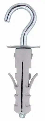 [092048] Friulsider 60701B09040F2 TA-TAL Tassello Nylon Blister 6pz con Occhiolo Aperto Ø9X40-M4 Zincata