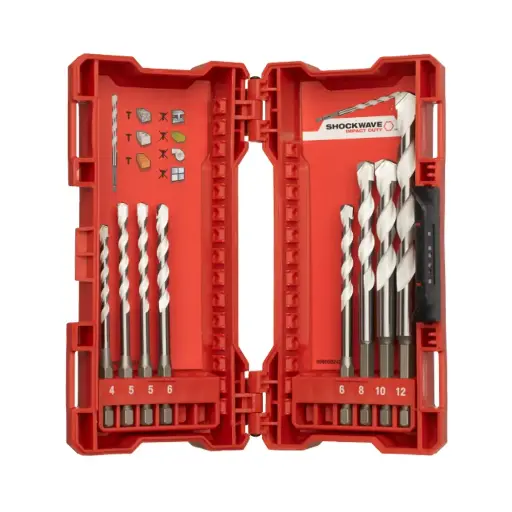 [092779] Milwaukee 4932471112 Set Punte Multimateriale da 8 Pezzi