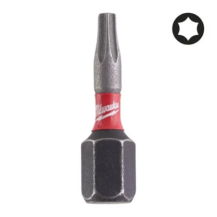 [092792] Milwaukee 4932430871 Bit Shockwave per Avvitatori Torx TX10 x 25mm da 2 Pezzi