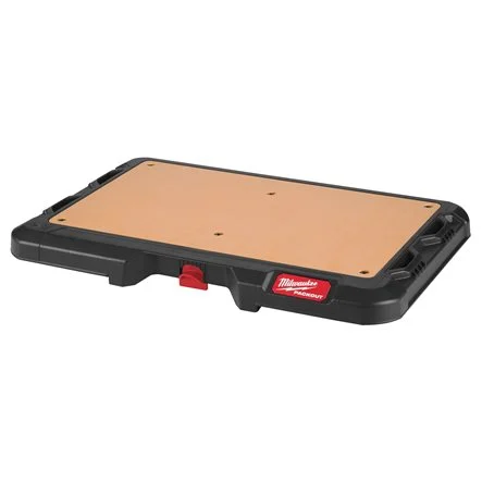 [092836] Milwaukee 4932472128 Piano Lavoro Trasportabile Impilabile PackOut 60x650x380 in Compensato Marino Capacità 22Kg