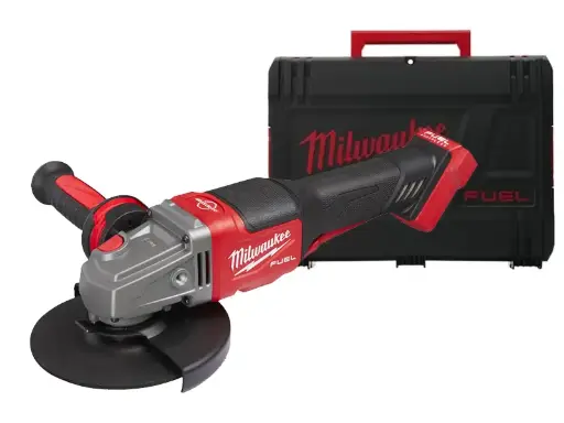 [094013] Milwaukee 4933471085 Smerigliatrice Angolare M18 FHSAG150XPDB Fuel Avvio a Paletta Disco 150mm Solo Corpo con Valigia