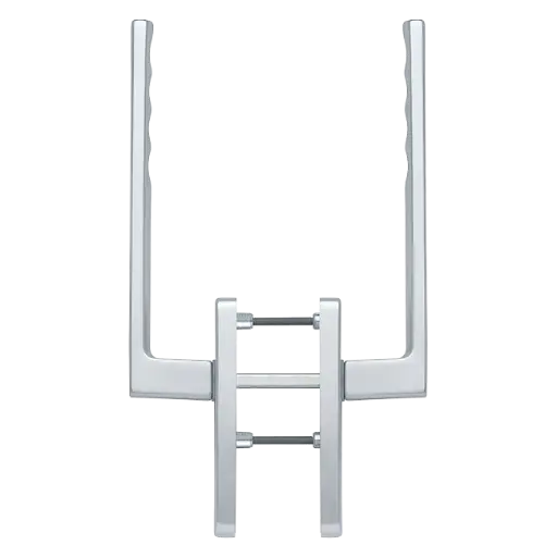 [094282] Hoppe 11600238 Maniglione HS Toulon HS-0737/419N-AS F1 alluminio aspetto argento 