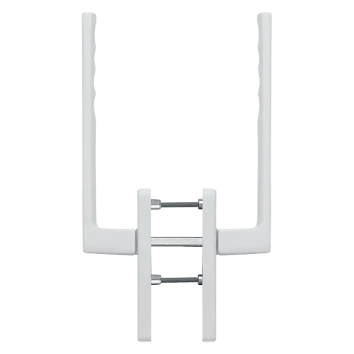 [094283] Hoppe 11600287 Maniglione HS Toulon HS-0737/419N-AS F9016 bianco traffico 