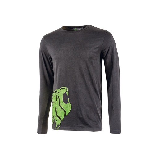 [095785] T-SHIRT ALIEN  MANICA LUNGA   COLORE GRIGIO ASFALTO TG.XL