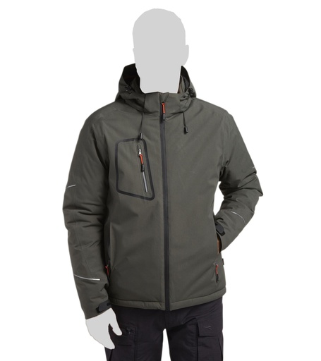[095972] GIACCA CROSS PADDED GREEN     THYME 70166 XL
