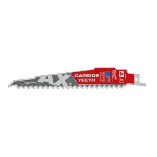 [095987] Milwaukee 48005221 Lama Demolizioni Legno e Chiodi TCT AX Denti in Carburo 150mm