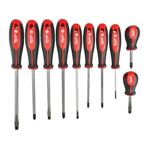 [096093] Milwaukee 4932471808 Set Giraviti Cacciaviti Tri-lobe S/Driver 10 Pezzi