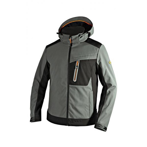 [096097] GIACCA SOFTSHELL TECH CARBON   VERDE L