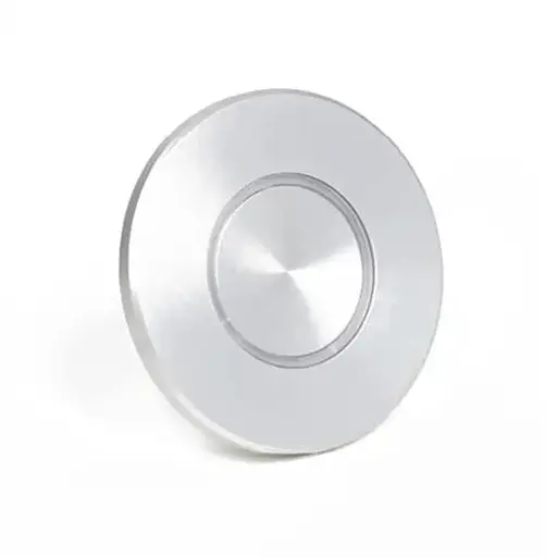 [096420] Cisa 065C4540A3 Button Pulsante per Serratura Smart Domo Connexa Rotondo Grigio Silver