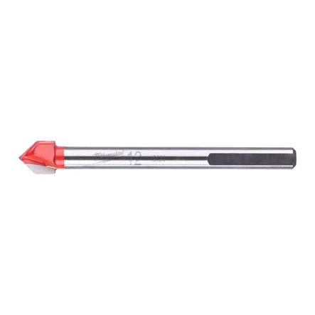 [096599] Milwaukee 4932471961 Punta per Vetro e Piastrelle da ⌀12x95mm