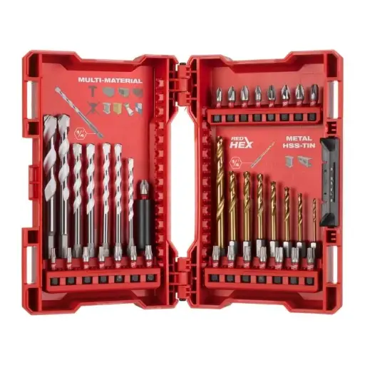 [097315] Milwaukee 4932479854 Set Shockwave BIT Inserti per Avvitatura e Punte Foratura da 39 Pezzi