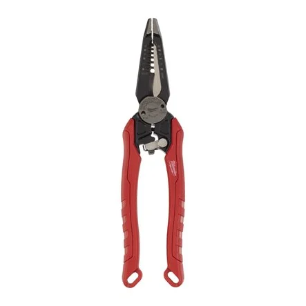 [098913] Milwaukee 4932478554 Pinza Becchi Lunghi Multiuso con Chiusura Sicurezza Spelafili 7 in 1