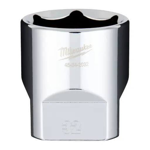 [099205] Milwaukee 4932480028 Bussole a Mano da 1/2˝ Drive Socket Metric Standard - 32mm