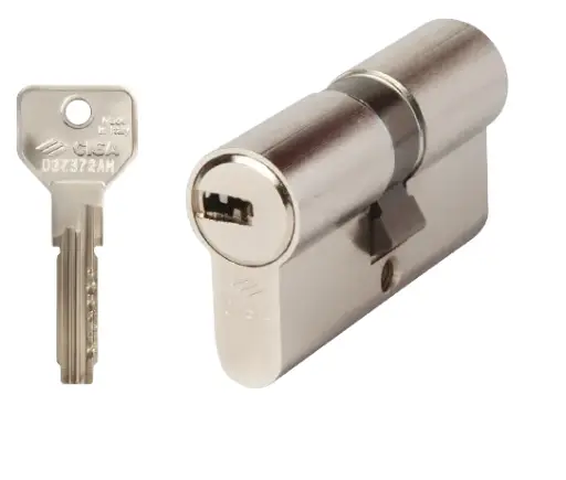 [100196] Cisa 0E30041012 Cilindro Europeo Asix 30/65 Nichelato
